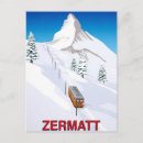 Recherche de affiche de ski cartes postales Rétro