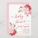 Recherche de rouge baby shower fille invitations Bientôt maman
