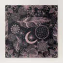 Recherche de fleurs boho puzzles Rose