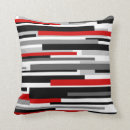 Recherche de gris noir rouge coussins Cool