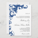Recherche de elegant royal blue mariage invitations Marine