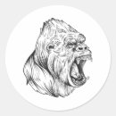 Recherche de humour animal autocollants Singe