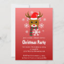 Recherche de nez rouge invitations Rudolph