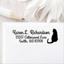 Recherche de cat étiquettes adresse retour Typographie