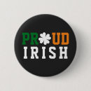 Recherche de trèfle chanceux badges Drapeau irlandais