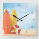 Recherche de planche de surf horloges Plage