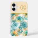 Recherche de fleur turquoise iphone coques Toute personne