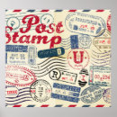 Recherche de timbre vintage posters Enveloppe