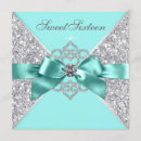Recherche de diamond 16ans anniversaire invitations Bleu