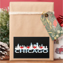 Recherche de chicago skyline autocollants Architecture