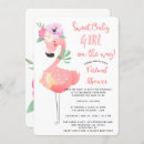 Recherche de flamingo baby shower invitations Flamant