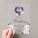 Recherche de cadre de coeur invitations Vintage