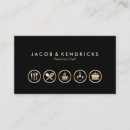 Recherche de icône de chef cartes visite Restaurant