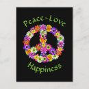 Recherche de symbole hippie cartes postales Boho
