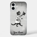 Recherche de chat noir et blanc iphone 7 coques Vintage