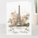 Recherche de tour eiffel anniversaire cartes Heureux