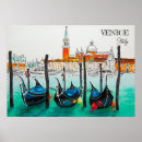 Recherche de venice vintage posters Aquarelle
