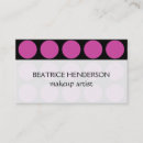 Recherche de pois noir cartes visite Maquillage