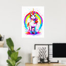 Recherche de licorne kawaii posters Amant de licorne