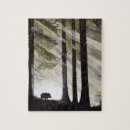 Recherche de sanglier puzzles Bois