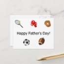 Recherche de père football cartes postales Sports