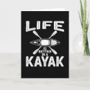 Recherche de canoë kayak vœux cartes Paddle