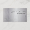 Recherche de regard métallique cartes visite Professionnel