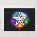 Recherche de wiccan invitations Pentacle