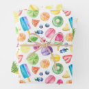 Recherche de thème tropical papier cadeau Fruit