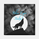 Recherche de loup magnets Bleu