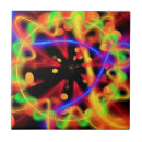 Recherche de couleurs au néon carreaux Abstrait