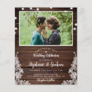 Recherche de bois de grange et dentelle invitations Couple