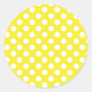 Recherche de jaune pois autocollants Bébé
