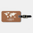 Recherche de voyage du monde bagages étiquettes Élégant
