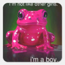Recherche de grenouille drôle autocollants Animal