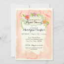 Recherche de peinture florale invitations Mariés