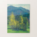 Recherche de montagne puzzles Vert