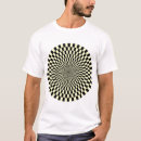 Recherche de illusion géométrique tshirts Abstrait