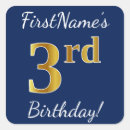 Recherche de 3ème autocollants Troisième anniversaire