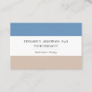 Recherche de psychothérapeute cartes visite Psychologue