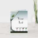 Recherche de boissons alcoolisées vœux cartes Cocktail