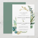 Recherche de bleu turquoise mariage invitations Botanique