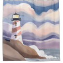 Recherche de bord mer rideaux douche Aquarelle