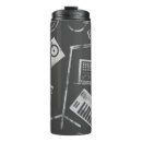 Recherche de piano vintage tasses Illustration