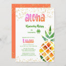 Recherche de aloha ananas invitations Tropicale