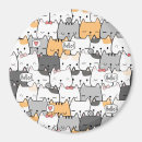Recherche de noël de chat magnets Adorable