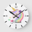 Recherche de licorne magique horloges Pastel