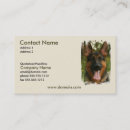 Recherche de chien de berger allemand cartes visite Canin