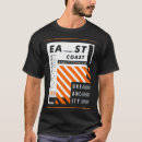 Recherche de côte est tshirts Drôle