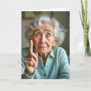 Recherche de vieille dame drôle vœux cartes Vieux